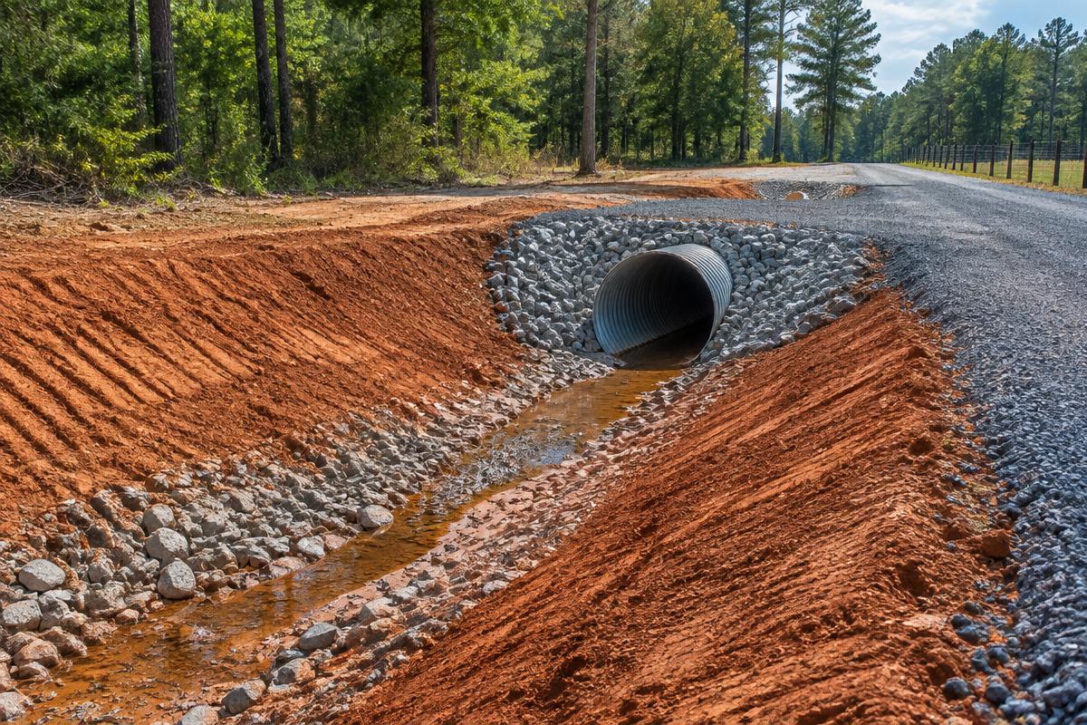 Culvert & Swale
